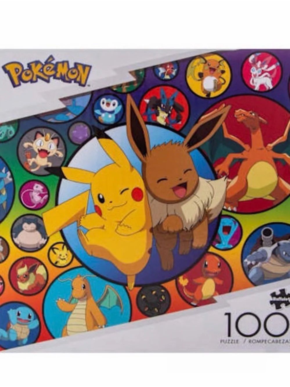 Pokemon Red and White Poké Ball 100-Piece Puzzle